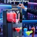 4L/135oz Slushie Machine for Home,1.1 Gal Frozen Drink Maker for Frozen Slushy,Margaritas,Frappés,Milkshake and More