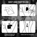 3 x Gold Glitter Freckles Face Tattoo, Makeup Patch - Freckle Makeup, Faux Freckles Waterproof Temporary Tattoos Cute Glitter Makeup Accessories For Women - 8 Pcs