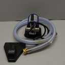 Water Transfer 115V 1/10HP Electric Utility Pump with Inline Hose Kit,330GPH Portable Pool Drain Self Priming Pump for Removing Water from Garden,Hot Tub,Heater,Rain Barrel, Aquariums, etc