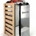 Sauna Heater 110V,2KW Electric Sauna Heater,Dry Sauna Heater&Sauna Heater Features Smart Timer&Temperature Control,110V Electric Sauna Heater For Spaces Ranging From 35-100 Cubic Feet-Instant Heating