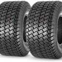 MaxAuto 18x8.50-8 18x8.5x8 Lawn Mower Golf Cart Turf Tires 4PR P332, Tubeless, Set of 2 18x8.5-8 Riding Lawn Mower Tires