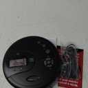 GPX PC332B Portable CD Player with Anti-Skip Protection, FM Radio and Stereo Earbuds - Black