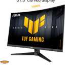 ASUS TUF Gaming Series 5 32” 1080P Curved Monitor (VG32VQM5AZ) - Full HD, 1500R, 240Hz, 0.5ms, Extreme Low Motion Blur Sync, FreeSync Premium, 120% sRGB, DisplayWidget
