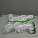 100 Pack White Baby Hangers 11.42 Inch - Kids Non-Slip Clothes Hangers for Infant & Child, Durable Plastic Children's Hangers for Closet, Pants, Coats, Skirts (11.42 " x 6.3")