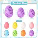 40 Pcs Foam Speckled Easter Eggs,8 Colors & 3 Sizes Foam Eggs for Easter Decorations,Pastel Easter Decor,Bowl & Vase Filler, Easter Basket and Spring Table DIY Decor for Home