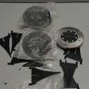 Solar Ground Lights, 6 Pack Solar Lights Outdoor Waterproof, 8 LED Solar Powered Landscape Lighting for Garden Yard Patio Driveway Pathway Walkway (Warm White)