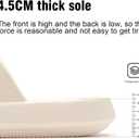 Cloud Slippers For Women Shower Shoes Pillow Slides Indoor House Outdoor Flip Flops For Men Bathroom Non-Slip Home Bubble Foam Beach Platform Slippers (9-10 Women/7.5-8.5 Men, White)