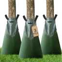3 Pack Tree Watering Bags, 20 Gallon Slow Release Gator Bags for Trees, Durable PVC Tree Drip Irrigation Bags with Heavy Duty Zipper, Deep Root Targeting