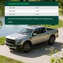 YHTAUTO OE Factory Style Fender Flares Compatible with 2015-2017 Ford F-150 Exc. Platinum & Raptor Model | Not Fit for Technology Package & Lane-Keeping Sensors Models, Black Wheel Flares