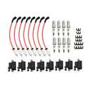 Nakkaa 8 Pack UF271 Ignition Coils Double Iridium Spark Plugs & Wires Compatible with Silverado/Sierra 1500 2500 3500 Compatible with Yukon XL 1500 2500 1999-2007 4.8L 5.3L 6.0L 19299585