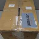 SORCEDAS Portable Wardrobe Closet Storage Organizer Metal Hanging Rack Non-Woven Fabric (Coffee, 51 Inch)