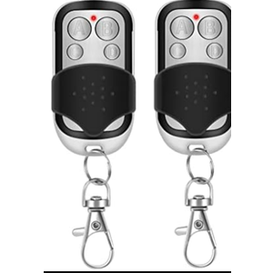 EVGATSAUTO Remote Control Key Fob, 4pcs Universal Cloning Remote Control Garage Door Opener Key Fob for Car Garage Door Gate 433mhz