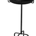 28In Freestanding Birdbaths Bowl Outdoor, Free Standing Garden Bird Bath Bird Feeder Bowl with Metal Stake, Detachable Decoration Spa Birdfeeder for Garden Patio Yard Lawn, 4 Spiky Feet (Free)