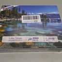 Landscape Jigsaw Puzzle 1000 Pieces Lake Tahoe Scenery with Clear Turquoise Waters, Snow-Capped Mountains & Pine Forests, Challenging & Fun Puzzle for Adults and Teens, Ideal Gift & Home Decor