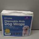 XPCARE 50 Count Disposable Male Dog Diapers, Male Dog Wraps,Super Absorbent Leak-Proof Fit (Small)