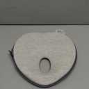 Babymoov Lovenest Organic Baby Infant Cushion, Pediatrician Designed Versatile, Comfortable, Machine-Washable Head and Neck Support, Baby Registry Must Have (Gray)