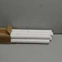 6Pcs 1 Inch PVC Pipe 17" Long White Sch40 Industrial PVC Pipes for Home DIY, Greenhouse, Garden, Farm, Workshop, Furniture Grade(1" x 17"L)