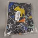 Boys' Hooded Dinosaur Jacket Windbreaker Outerwear (1-2T, Black)