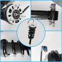 Shock Absorber Assembly for 2021-2024 Cadillac Escalade ESV Chevy Suburban Tahoe GMC Yukon XL Car Front Air Struts OEM Replace# 85640957, 84828331, 84828335 (2S2409 x 1)