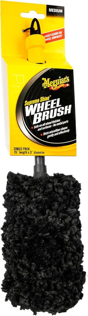 Meguiar's Supreme Wheel Brush, Medium - 1 Brush