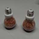 Himalayan Glow Salt Light Bulbs 60-Watt Equivalent, Warm Amber Glow, 7 watts, 2 Count (Pack of 1)