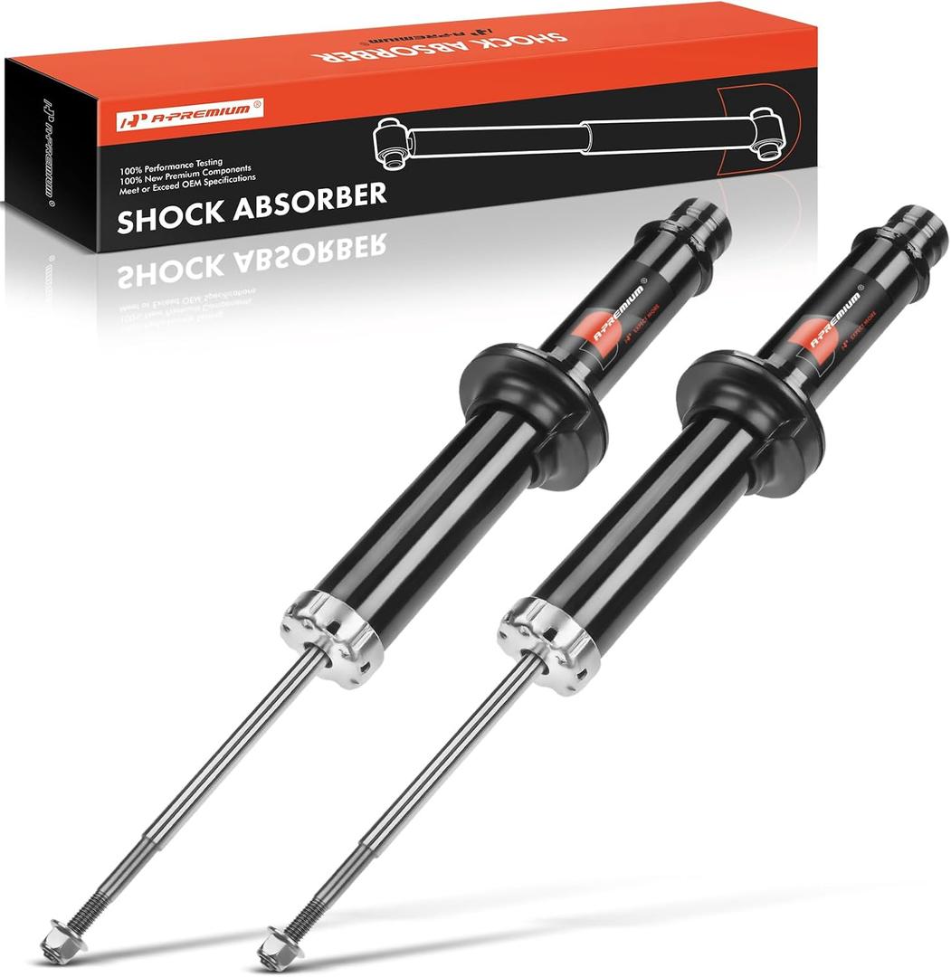 A-Premium Front Pair (2) Suspension Shock Strut Absorbers Compatible with Cadillac SRX 2004 2005 2006 2007 2008 2009, Driver and Passenger Side