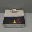 Outdoor Speakers, Portable Wireless Speaker with Flame Lights, Multi-Sync up to 100 Speakers Auto-Pairing HD Stereo Sound Waterproof, Hook for Patio Yard Porch, Gifts for Men Women