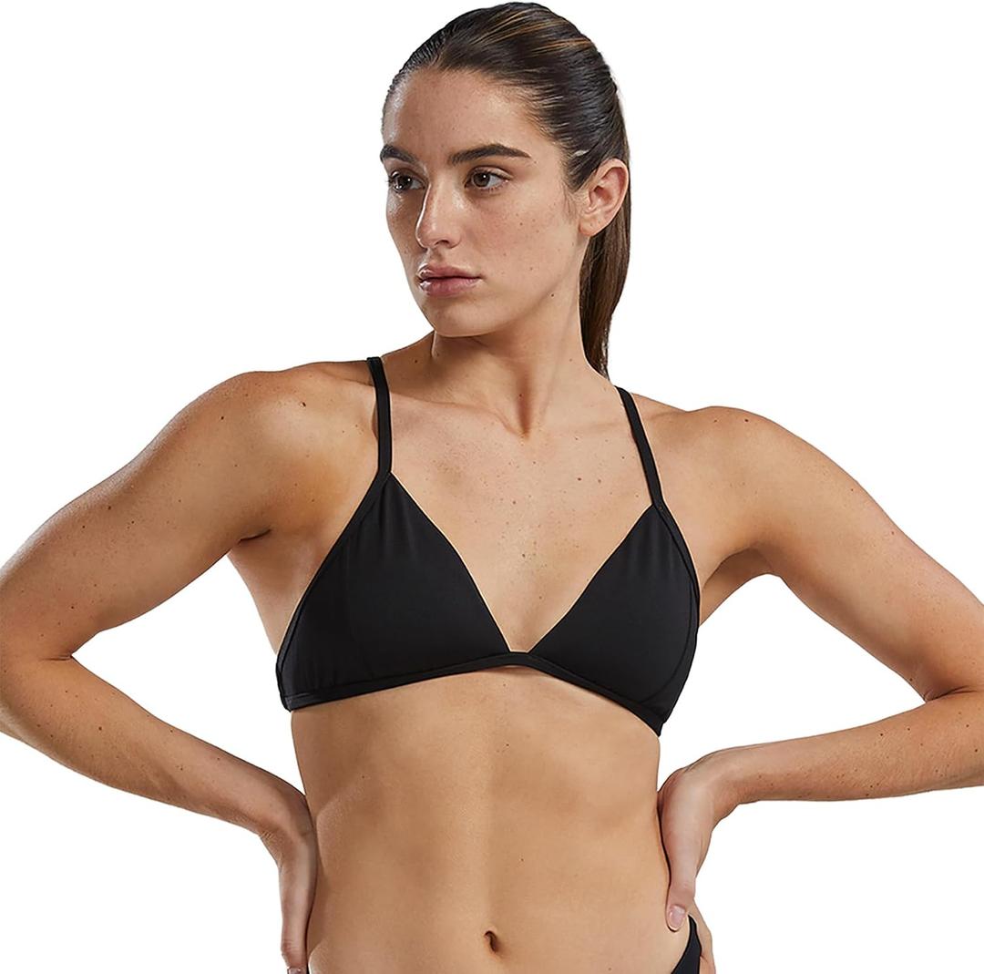 TYR Women's Durafast Elite Triangle Tieback Bikini Top, Small