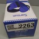 Travel Pillows for Airplanes, Airplane Pillow for Long Flight, Airplane Head Strap with Eye Mask for Sleep, Travel Neck Pillow for Car Road Trip, 360 Support Headrest, Stop Bobblehead, Black