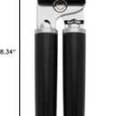 KitchenAid Classic Multifunction Can Opener and Bottle Opener Easy to Use, Razor Sharp Stainless Steel Cutting Wheel, Soft Ergonomic Handles, Black