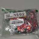 JXITON 4800pcs Christmas Confetti,Xmas Table Confetti Snowflake Santa Claus Metallic Foil Sequins Glitter Table Scatters for Party Decoration