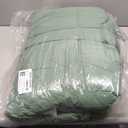 Amazon Essentials Women's Oversized Long Puffer Jacket, 3XL, Sage Green