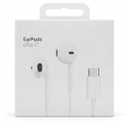 Apple Wired Earphone with USB Type-C Connector, White, 1.2 Meter Cable, with Inline Microphone and Volume Control