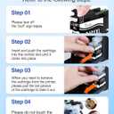 WHAWE LC401XL Ink Cartridges for Brother Printer MFC-J1010DW MFC-J1170DW MFC-J1012DW MFC-J1800DW, 4 Pack High Yields(Black Cyan Magenta Yellow)