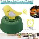 Mechanical Kitchen Timer, Cute Wind Up 60-Minute Manual Countdown for Kids, Classroom, Home, Study and Cooking