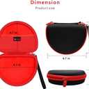 XANAD EVA Hard Case for JBL Junior 320BT / JR300BT / Jr310BT, Sony MDR-ZX110 / MDRZX110NC / MDR-ZX310AP On-Ear Headphones - Red