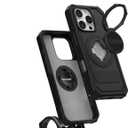Rokform Rugged Case Compatible with iPhone 16 Pro, Magnetic Cover (Black)