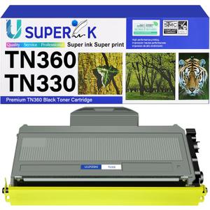 TN360 High Yield Compatible Toner Cartridge Replacement for Brother TN360 TN-360 TN330 TN-330 Work with DCP-7040 DCP-7030 MFC-7840W HL-2140 MFC-7340 MFC-7440N HL-2170W HL-2150N Printer (Black, 1 Pack)