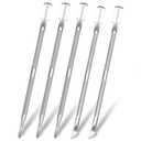 Lnngub 4 Pcs Dual Head Cuticle Pushers,Metal Cuticle Pusher and Scraper Stainless Steel Nail Scraper Nail Cleaner Tool Care Tool for Professional Salon & Home Manicure