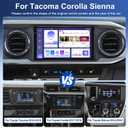 2+64G Car Stereo for Toyota Corolla 2017 2018, 9" QLED Touch Screen Android 13 Car Radio with CarPlay & Android Auto, Built-in GPS/WiFi/Bluetooth 5.4/FM AM Radio, Support OEM Backup Camera