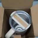 STANLEY Quencher ProTour Flip Straw Tumbler with Leakproof Lid | Built-In Straw & Handle | Cupholder Compatible for Travel | Insulated Stainless Steel Cup | BPA-Free (40 Ounces, Rose Quartz)