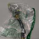 GASPRO 710-003 Natural Gas Pressure Regulator, 1/2 PSIG Inlet Pressure & 4" W.C. Outlet Pressure, for Grill, Fire Pit, Stove and More, 1/2" Male Flare x 3/8" Female Flare Adapter Included