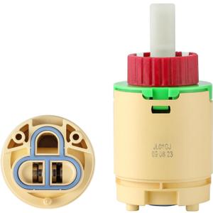 HJ-40 JL01GJ Faucet Cartridge Replacement, 40mm Shower Cartridge Replacement, Compatible with Replaces Cartridge on Many Brands Shower and Tub Cartridge