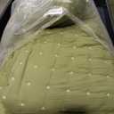 Green California Cal King Size Quilt Bedding Sets with Pillow Shams, Dark Sage O