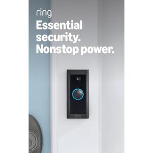 Ring Video Doorbell Wired, Home or business security, Two-Way Talk, advanced motion detection, HD camera and real-time alerts to monitor your front door (wiring required)