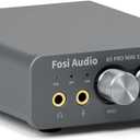 Fosi Audio K5 Pro Gaming DAC Headphone Amplifier Mini Hi-Fi Stereo Digital-to-Analog Audio Converter USB Type C/Optical/Coaxial to RCA/3.5MM AUX for PS5/PC/MAC/Computer