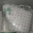 Felt point plastic non-slip cloth for rug and car seat cushion, pet nest, rugmaking backing fabric for carpet tufting gun,anti-skid back cloth fabric plum blossom silicone point non-woven base fabric (2*1.8m, White)