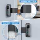 NANW Blink Doorbell Mount, NANW Full-Metal Anti-Theft Doorbell Camera Mount for Blink Video Doorbell 1st Gen, Not for 2nd Gen (Newest Model), No-Drill and Not Block Motion Sensor Bracket, Gray