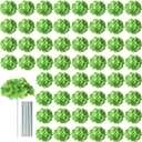 AVIVIHO 65 PCS Green Hydrangea Artificial Flowers Bulk Realistic Fake Hydrangeas Silk Flowers with Stems for Home Weddings,Centerpieces,Party Arch Backdrop Decor DIY Florals Decorations