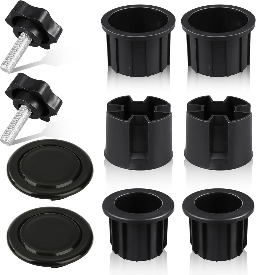 10pcs Umbrella Stand Parts Replacement, Hole Ring Plug Cover Umbrella Stand Parts Connector Umbrella Base Accessories for Outside Stand Base Stabilizer Sleeve Patio Table Balcony Decks
